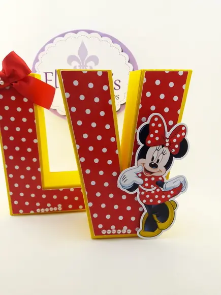 Letras 3d Minnie