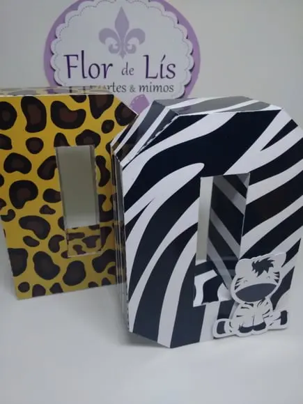 Letras 3d Safari