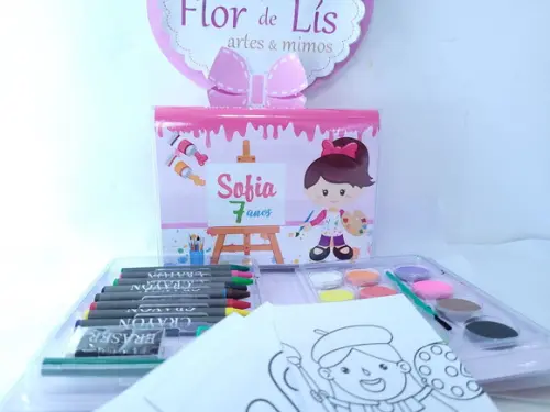 Maleta Estojo Pintura Arte Pintando o Sete