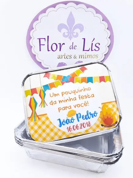 Marmitinha 250gr Festa Junina ou Arraiá Lembrancinha Docinho