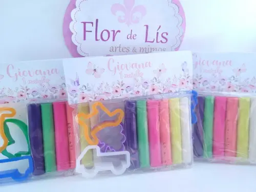 Massinha de Modelar Jardim Aquarela Borboleta Lembrancinha