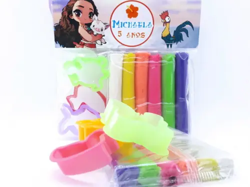 Massinha Modelar Forminhas Moana Desenho