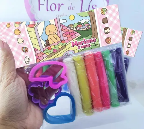 Massinha Modelar e Forminhas Bobbie Goods Lembrancinha