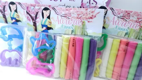 Massinha Modelar Princesa Mulan com Forminhas