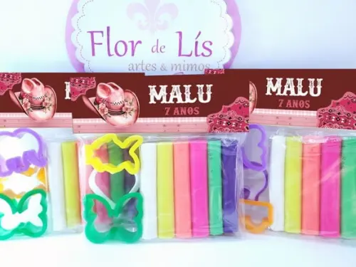 Massinha Personalizada Boiadeira com Cortadores