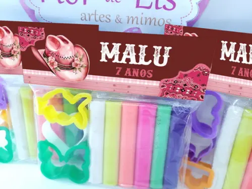 Massinha Personalizada Boiadeira com Cortadores