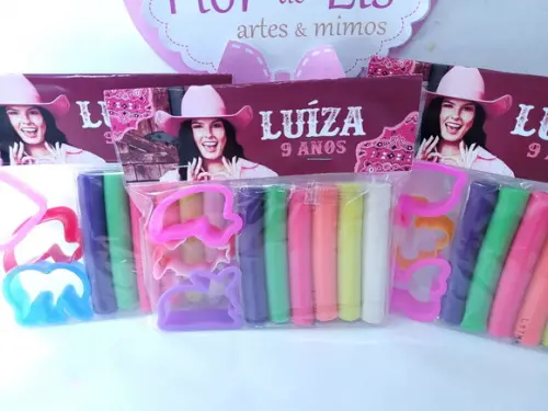 Massinha Personalizada Boiadeira com Cortadores