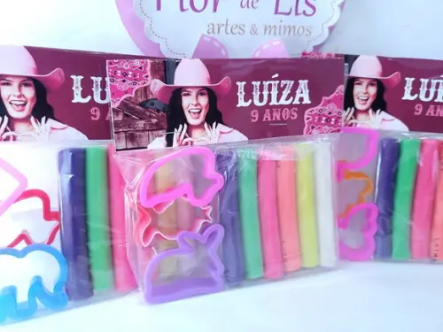 Massinha Personalizada Boiadeira com Cortadores