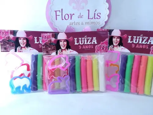 Massinha Personalizada Boiadeira com Cortadores