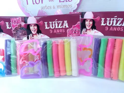 Massinha Personalizada Boiadeira com Cortadores