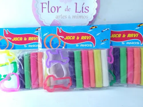 Massinha Personalizada Festa Carrinhos com Cortadores