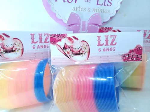 Mola Maluca Personalizada Boiadeira Fazendinha Rosa