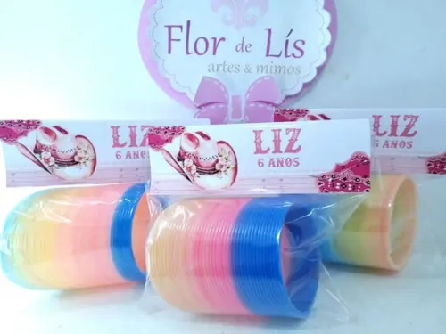 Mola Maluca Personalizada Boiadeira Fazendinha Rosa