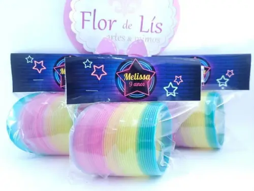 Mola Maluca Personalizada Neon Balada Lembrancinha