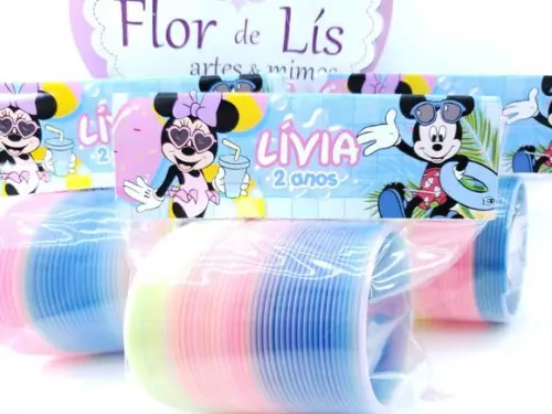 Mola Maluca Pool Party da Minnie Personalizada