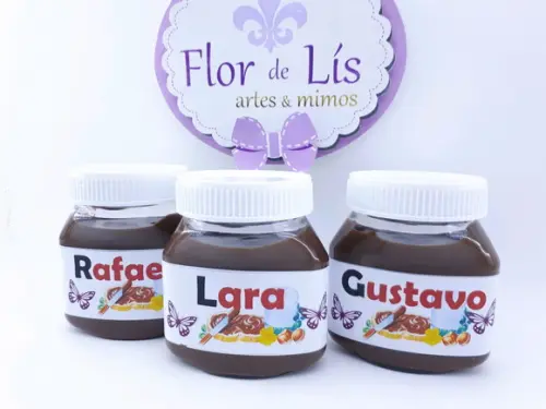 Nutela Personalizado Lembrancinha de Páscoa