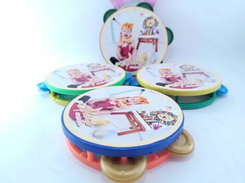 Pandeiro Pequeno com Foto Lembrancinha Musical