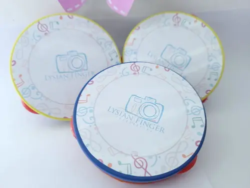 Pandeiro Pequeno Personalizado Brinde com Logo Empresa