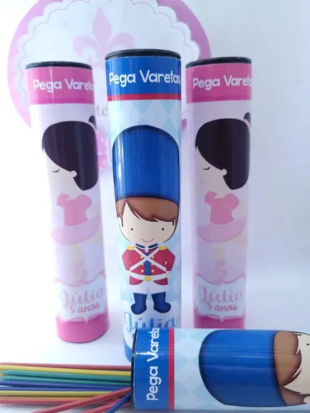 Pega Vareta Personalizado Bailarina e Soldadinho de Chumbo