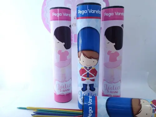 Pega Vareta Personalizado Bailarina e Soldadinho de Chumbo
