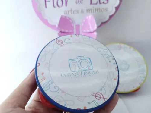 Pandeiro Pequeno Personalizado Brinde com Logo Empresa