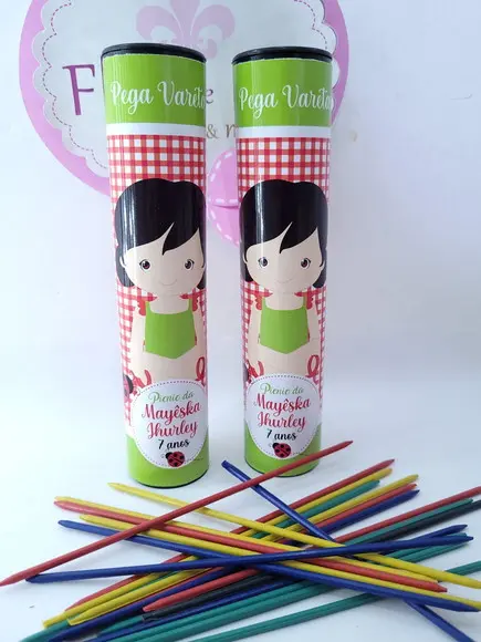 Pega Vareta Personalizado Picnic Lembrancinha Menina