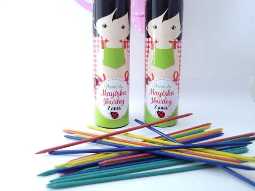 Pega Vareta Personalizado Picnic Lembrancinha Menina