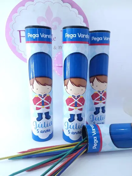 Pega Vareta Personalizado Soldadinho de Chumbo Lembrancinha