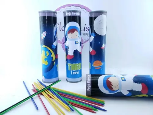Pega Varetas Personalizado Astronauta Galáxia