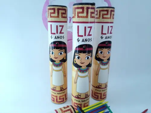 Pega Varetas Personalizado Lembrancinha Cleopatra Deus Egito
