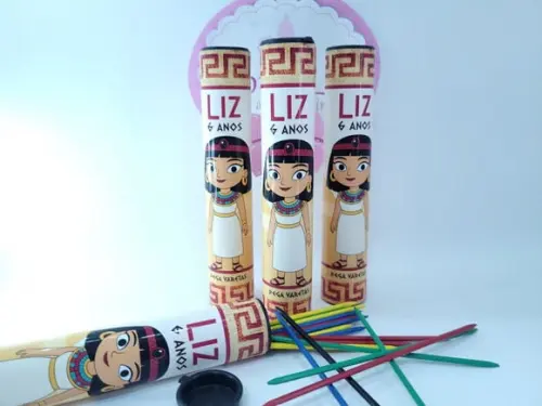 Pega Varetas Personalizado Lembrancinha Cleopatra Deus Egito