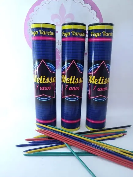 Pega Varetas Personalizado Lembrancinha Festa Neon