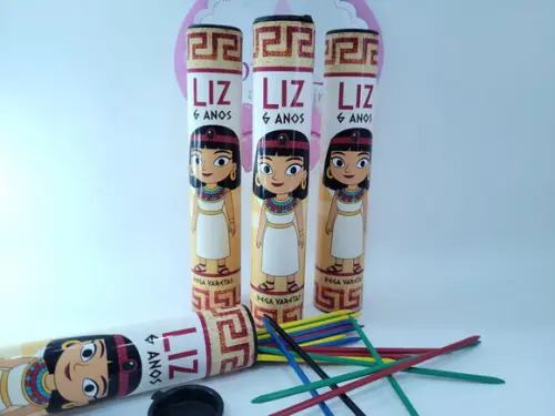 Pega Varetas Personalizado Lembrancinha Cleopatra Deus Egito