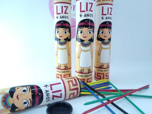 Pega Varetas Personalizado Lembrancinha Cleopatra Deus Egito