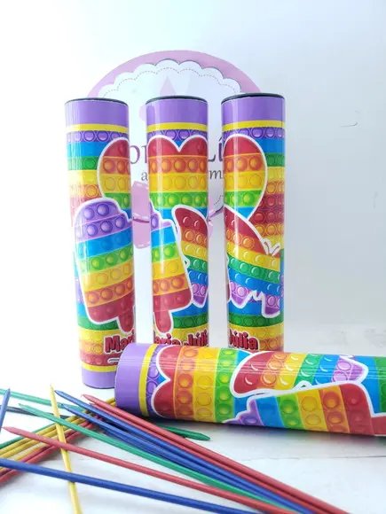 Pega Varetas Personalizado Pop It Colorido