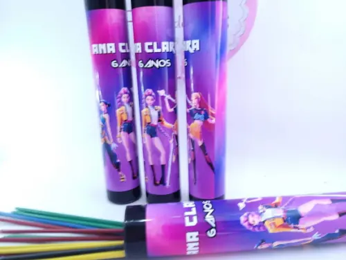 Pega Varetas Personalizado Lembrancinha Guerreiras do Kpop