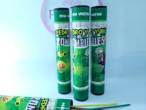 Pega Varetas Personalizado Lembrancinha Plants Vs Zombies