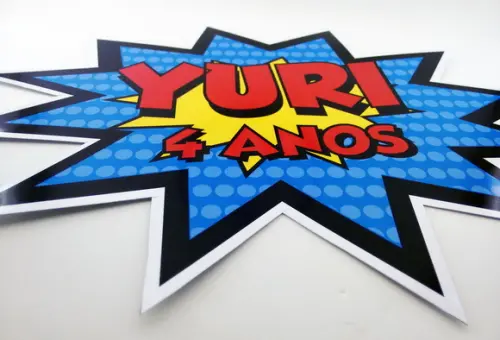 Placas Heróis A4