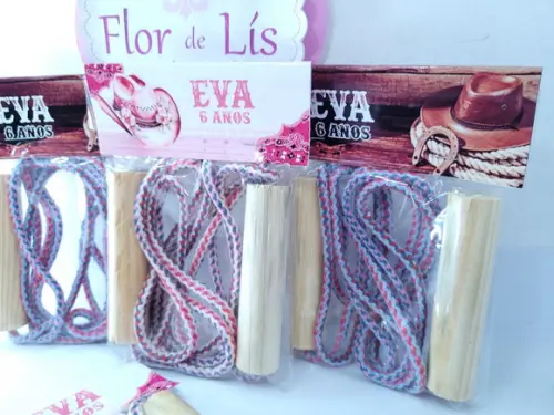 Pula Corda Personalizada Boiadeira Menino Menina Fazendinha