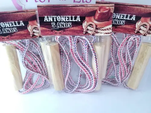 Pula Corda Personalizada Boiadeiro Fazendinha Menino