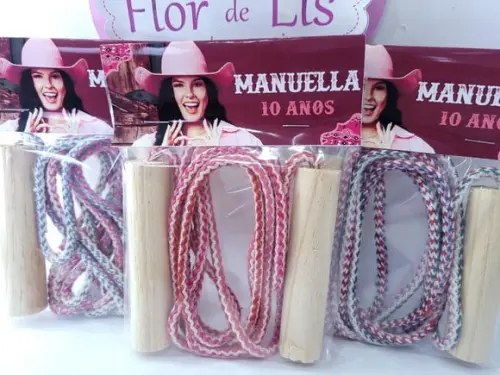 Pula Corda Personalizado Boiadeira Lembrancinha