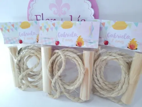 Pula Corda Personalizado Festa Junina Prenda Lembrancinha