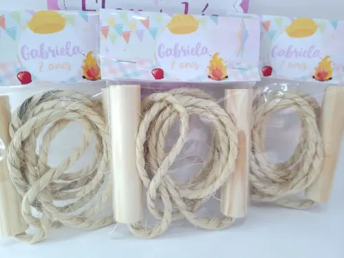 Pula Corda Personalizado Festa Junina Prenda Lembrancinha