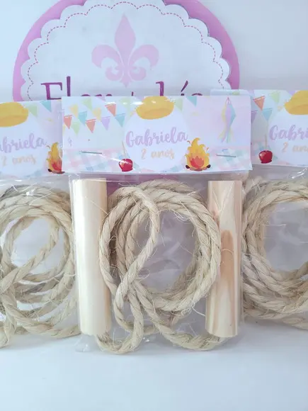 Pula Corda Personalizado Festa Junina Prenda Lembrancinha