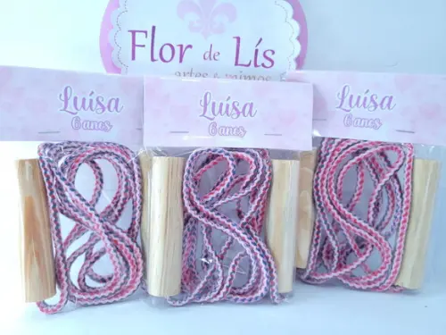 Pula Cordas Corações Aquarela Lembrancinha Menina