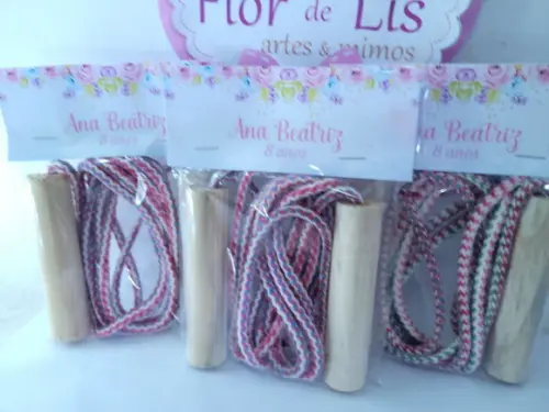 Pula Cordas Lembrancinha Floral Aquarela Jardim Encantado