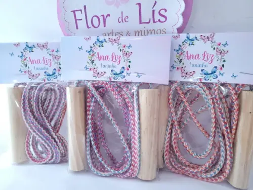 Pula Cordas Lembrancinha Jardim Encantado Personalizado