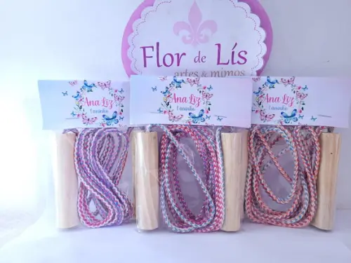 Pula Cordas Lembrancinha Jardim Encantado Personalizado