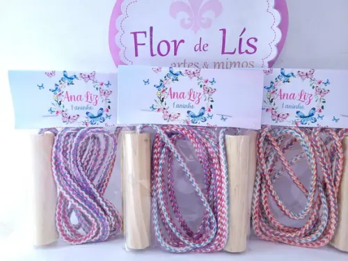 Pula Cordas Lembrancinha Jardim Encantado Personalizado