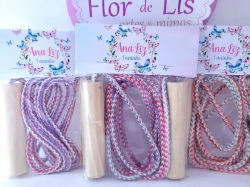 Pula Cordas Lembrancinha Jardim Encantado Personalizado